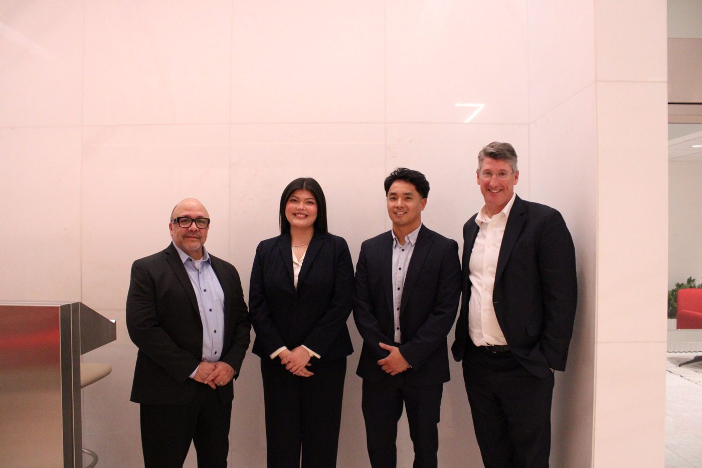 CIBC Private Wealth professionals pose together after the panel